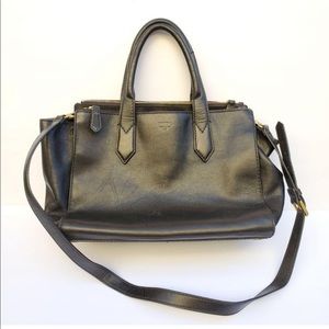 Fossil Leather Tote Shoulder Bag Handbag